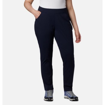 Columbia Anytime Casual Pull On Plus Size, Pantalones Azul Marino Para Mujer | 103452-XRO